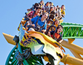 Busch Gardens Grad Night Cheetah Hunt Roller Coaster
